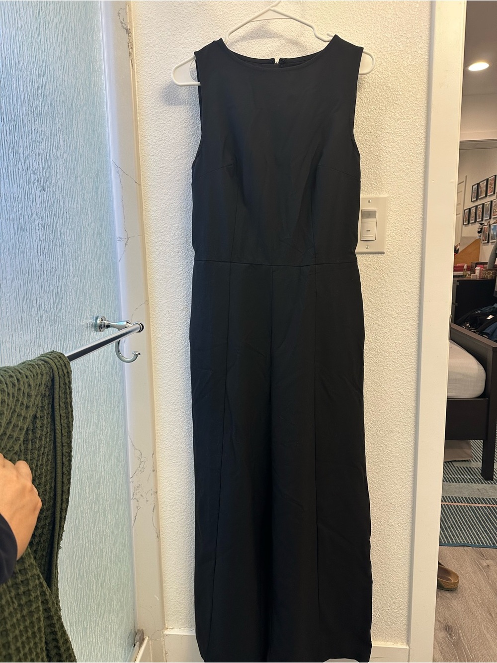 Mixed by Nasrin Black Boatneck Jumpsuit